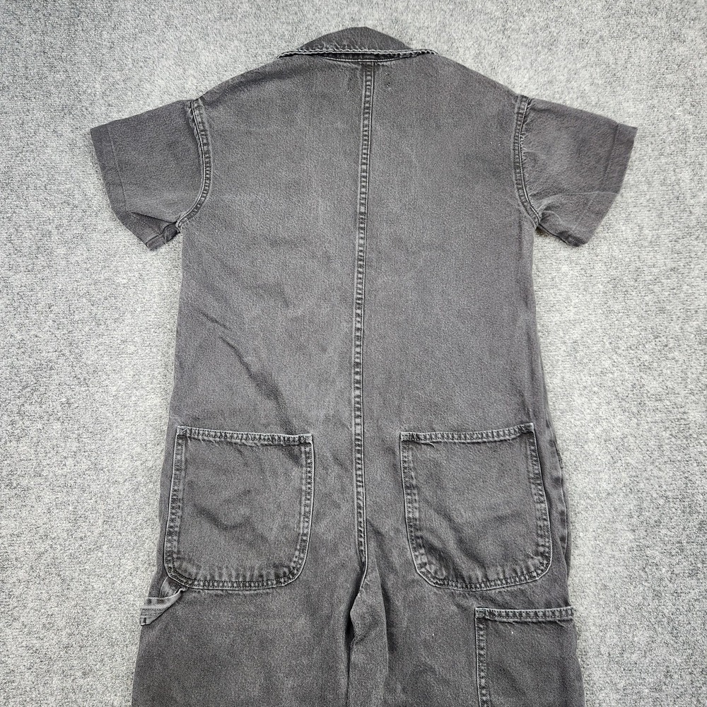 We The Free Coverall Jumpsuit Womens XS Black Short Sleeve Boho - Picture 4 of 16